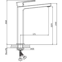 Смеситель Haiba HB11615 - Превью изображения №2 — Интернет-магазин Time-Shop