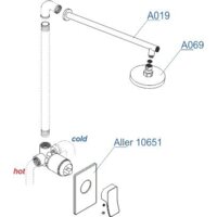 Душевая система  Wasserkraft A12669 - Превью изображения №9 — Интернет-магазин Time-Shop