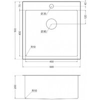 Кухонная мойка Emar EMB-117A PVD Nano Coppery - Превью изображения №2 — Интернет-магазин Time-Shop