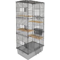 Клетка Дарэленд Craft 60 Шиншилла-3 43072св-сер-черн - Превью изображения №2 — Интернет-магазин Time-Shop