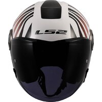 Мотошлем LS2 OF620 Classy Cool (XL, белый/красный) - Превью изображения №8 — Интернет-магазин Time-Shop