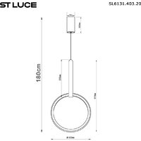 Припотолочная люстра ST Luce SL6131.403.20 - Превью изображения №6 — Интернет-магазин Time-Shop