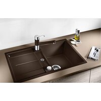 Кухонная мойка Blanco Metra 45 S-F (кофе) [519088] - Превью изображения №2 — Интернет-магазин Time-Shop