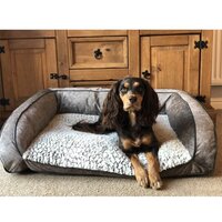 Лежак Rosewood Люкс плюш 04812/RW (серый) - Превью изображения №5 — Интернет-магазин Time-Shop