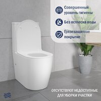 Унитаз напольный Lauter Rimless 21D2202 - Превью изображения №4 — Интернет-магазин Time-Shop