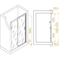 Душевая дверь RGW PA-017 R 350801712-21 - Превью изображения №6 — Интернет-магазин Time-Shop
