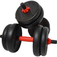 Набор гантелей с соединительным грифом  TREX Sport 6 в 1 15 кг - Превью изображения №5 — Интернет-магазин Time-Shop