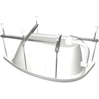 Ванна Triton Изабель 170x100R (с каркасом) - Превью изображения №6 — Интернет-магазин Time-Shop