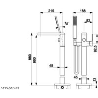 Смеситель Armatura Logon 5135-510-00 - Превью изображения №4 — Интернет-магазин Time-Shop