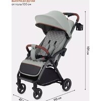 Коляска прогулочная «книга» Rant MOWbaby Atom MB200 (green) - Превью изображения №20 — Интернет-магазин Time-Shop