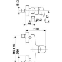 Смеситель Armatura Abasha 5236-010-00 - Превью изображения №4 — Интернет-магазин Time-Shop