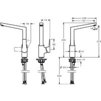 Смеситель Oras Twista 3838F - Превью изображения №2 — Интернет-магазин Time-Shop