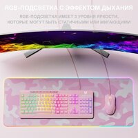 Клавиатура Onikuma Onikuma G32 Pink Knight - Превью изображения №2 — Интернет-магазин Time-Shop