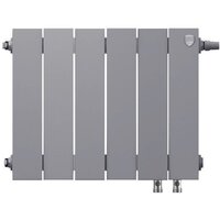 Биметаллический радиатор Royal Thermo PianoForte 300 VDR Silver Satin (6 секций) - Превью изображения №2 — Интернет-магазин Time-Shop