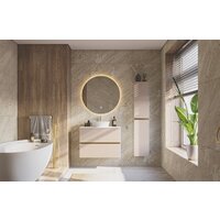  ЗОВ Тумба под умывальник Лира 100 L100MW0MTGVG-KP13W (белый/тальк) - Превью изображения №4 — Интернет-магазин Time-Shop