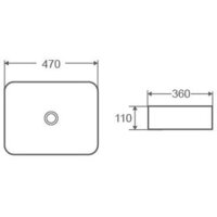 Умывальник D&K Berlin DT1431216 (белый) - Превью изображения №3 — Интернет-магазин Time-Shop