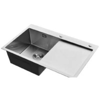 Кухонная мойка Roxen Vespa 560230-70L сатин (с коландером и дозатором) - Превью изображения №4 — Интернет-магазин Time-Shop