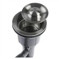 Кухонная мойка Roxen Vespa 560230-70L сатин (с коландером и дозатором) - Превью изображения №11 — Интернет-магазин Time-Shop