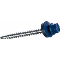 Starfix Кровельный по дереву 4.8х35 шайба с прокл. PT1 SM-20842-4500 (4500шт, оцинкованный, RAL 5002 ультрамариново-синий)
