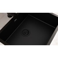 Кухонная мойка Kernau KSS U 61.1 1B SS Matt Black - Превью изображения №8 — Интернет-магазин Time-Shop