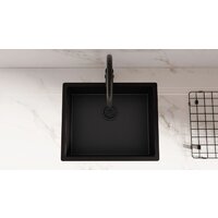 Кухонная мойка Kernau KSS U 61.1 1B SS Matt Black - Превью изображения №7 — Интернет-магазин Time-Shop