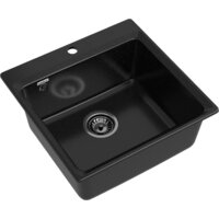 Кухонная мойка GranFest GF-LV-510 (черный) - Превью изображения №2 — Интернет-магазин Time-Shop