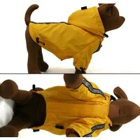 Дождевик для животных Puppia Base Jumper PEAF-RM03-YE-4L (желтый) - Превью изображения №4 — Интернет-магазин Time-Shop