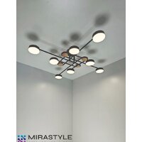 Припотолочная люстра Mirastyle SX-N-8996/8 BK - Превью изображения №7 — Интернет-магазин Time-Shop