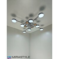 Припотолочная люстра Mirastyle SX-N-8996/8 BK - Превью изображения №8 — Интернет-магазин Time-Shop