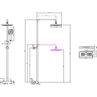 Душевая система  Lemark Yeti LM7010C - Превью изображения №2 — Интернет-магазин Time-Shop