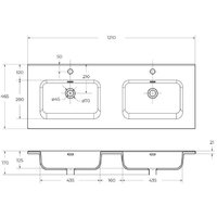  BelBagno Тумба под умывальник ETNA-1200-4C-SO-2-RW - Превью изображения №6 — Интернет-магазин Time-Shop
