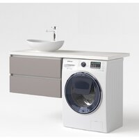  Дабер Тумба под умывальник 003 Т3.8.0.4Б (серый/белый) - Превью изображения №3 — Интернет-магазин Time-Shop