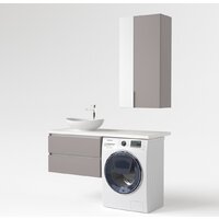  Дабер Тумба под умывальник 003 Т3.8.0.4Б (серый/белый) - Превью изображения №2 — Интернет-магазин Time-Shop