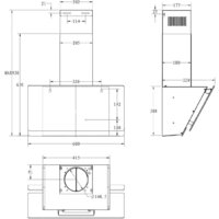 Кухонная вытяжка Candy CVXW64SB - Превью изображения №7 — Интернет-магазин Time-Shop