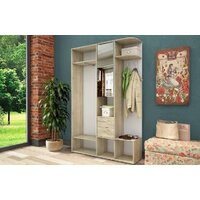 Стенка Stolline Диана СТЛ.279.01 (дуб сонома/белый) - Превью изображения №2 — Интернет-магазин Time-Shop