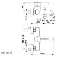 Смеситель Armatura Moza 5034-010-31 - Превью изображения №2 — Интернет-магазин Time-Shop
