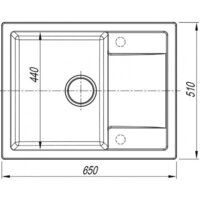 Кухонная мойка ARFEKA ZIA 65 Wet Graphite - Превью изображения №5 — Интернет-магазин Time-Shop