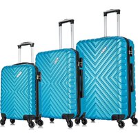 Чемодан-спиннер L'Case New-Delhi BCP-1205 7468 (S, светло-синий) - Превью изображения №4 — Интернет-магазин Time-Shop