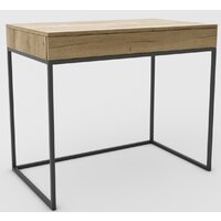 Hype Mebel Авелин 90x40 (черный/дуб галифакс натуральный)