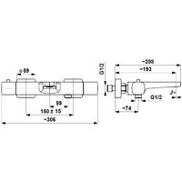 Смеситель KFA Malaga 575401081 - Превью изображения №2 — Интернет-магазин Time-Shop