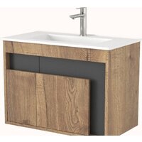 Дабер Тумба под умывальник 016 WeltWasser Deilbach 7517-70 Т16.7W.0.22 (дуб галифакс/серый)