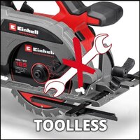 Дисковая (циркулярная) пила Einhell TP-CS 18/165 Li BL-Solo 4331225 (без АКБ) - Превью изображения №6 — Интернет-магазин Time-Shop