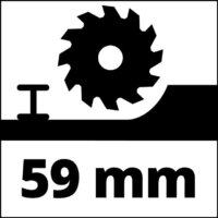 Дисковая (циркулярная) пила Einhell TP-CS 18/165 Li BL-Solo 4331225 (без АКБ) - Превью изображения №13 — Интернет-магазин Time-Shop