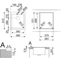 Кухонная мойка Smeg VR12S34RS - Превью изображения №7 — Интернет-магазин Time-Shop