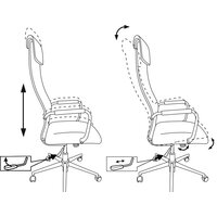 Офисное кресло Бюрократ KB-9N (черный) - Превью изображения №5 — Интернет-магазин Time-Shop
