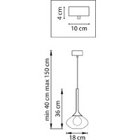 Подвесная люстра Lightstar Vetro 801203 - Превью изображения №6 — Интернет-магазин Time-Shop