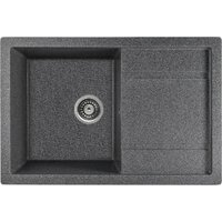 Кухонная мойка Saniteco Fama (графит) - Превью изображения №7 — Интернет-магазин Time-Shop