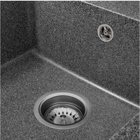 Кухонная мойка Saniteco Fama (графит) - Превью изображения №9 — Интернет-магазин Time-Shop