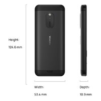 Кнопочный телефон Nokia 230 (2024) Dual SIM TA-1609 (черный) - Превью изображения №2 — Интернет-магазин Time-Shop
