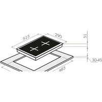 Варочная панель HOMSair HGG321BK - Превью изображения №2 — Интернет-магазин Time-Shop